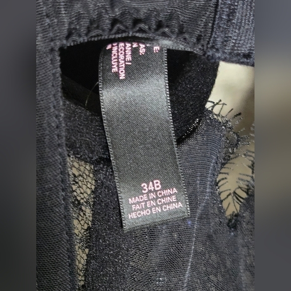 Victoria's Secret Chantilly Lace Crystal Romantic Whimsygoth Bustier Corset, 34B - Picture 5 of 5